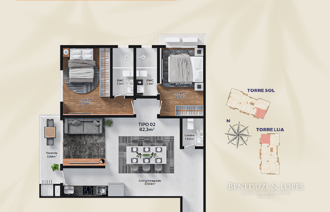 RACITEC - LUMINARES - TIPO 02