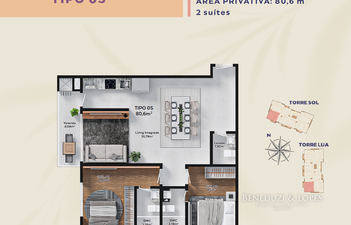 RACITEC - LUMINARES - TIPO 05