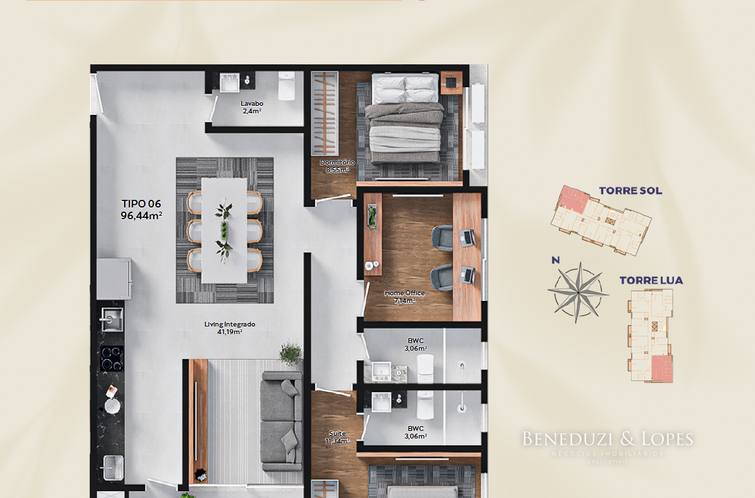 RACITEC - LUMINARES - TIPO 06